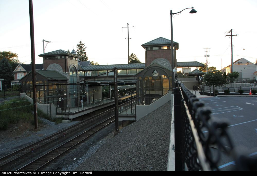 New station here at dusk